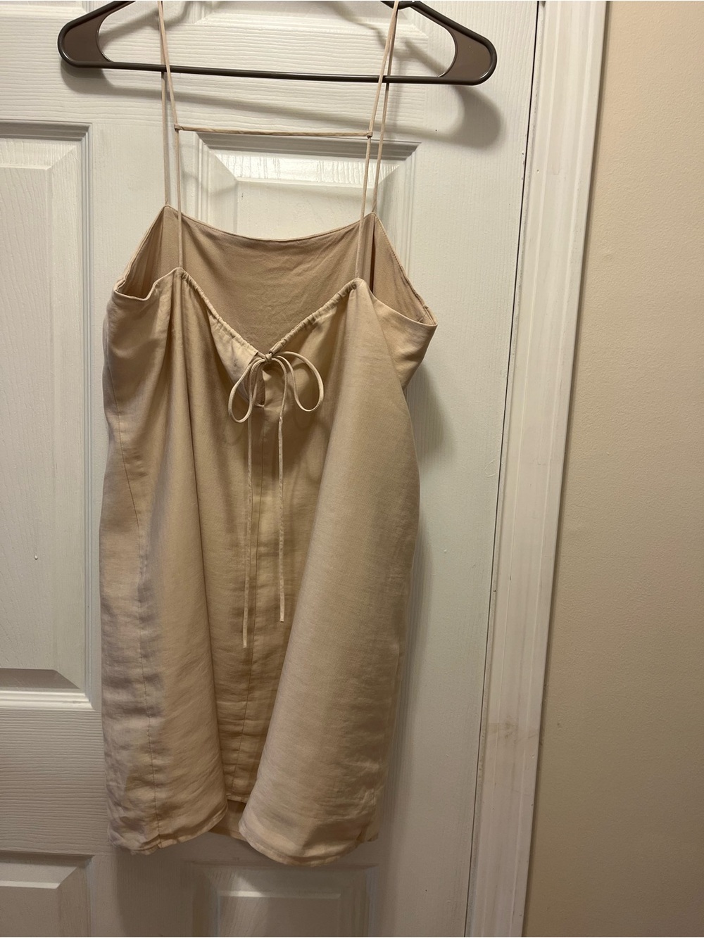 Gianni Bini Mini Dress - Light Beige size Small - Picture 9 of 12